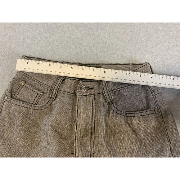 Old Skool Boys Size 10 Gray Jeans Straight Leg - Picture 7 of 7